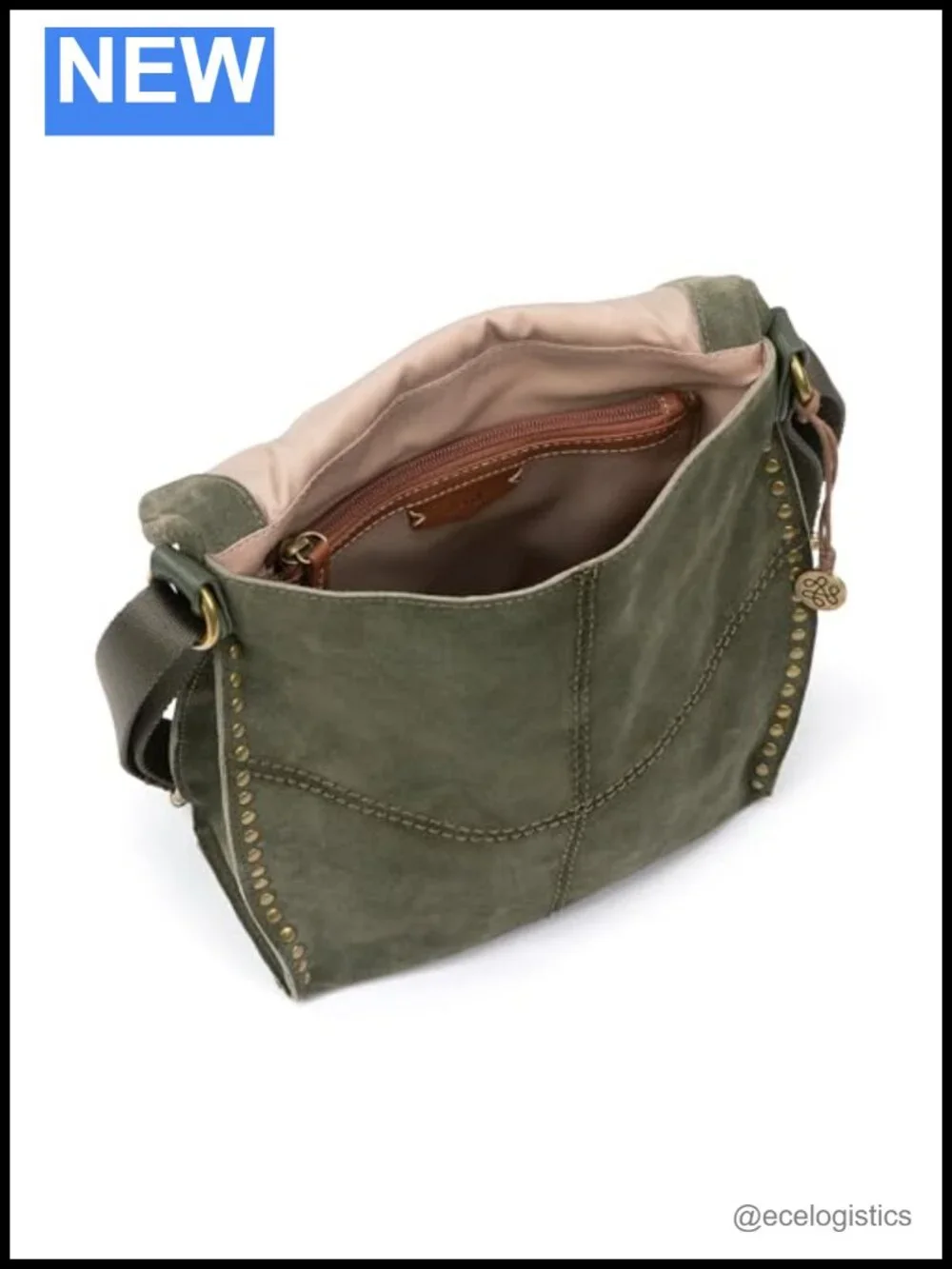 Leather Crossbody Purse with Adjustable Strap, Handbag